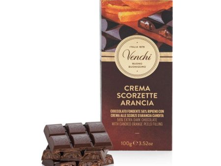 Tableta de Chocolate Negro Rellena de Naranja, 100 g - Sin Gluten (Cad: 03 11 2023) For Cheap