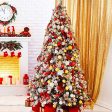 Bolas de Navidad Rojas, 34pcs Adornos Navideños para Arbol Rojas Personalizada Adornos Arbol Navidad, Colgantes de Navidad Decorativos Embalaje Deteriorado Online