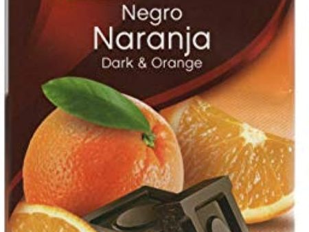 Tableta de chocolate negro con naranja sin azúcar y sin gluten (Cad: 23 03 2024) Sale