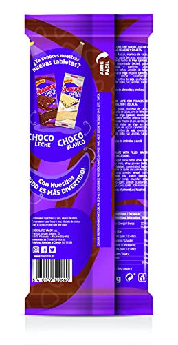 Huesitos - Tableta de Chocolate con Leche con inclusiones de Barquillo relleno de Cacao y Galleta. Delicioso Chocolate con Crujiente Barquillo y Galleta - Tableta de 125 Gramos (Cad: 29 02 2024) Online Sale