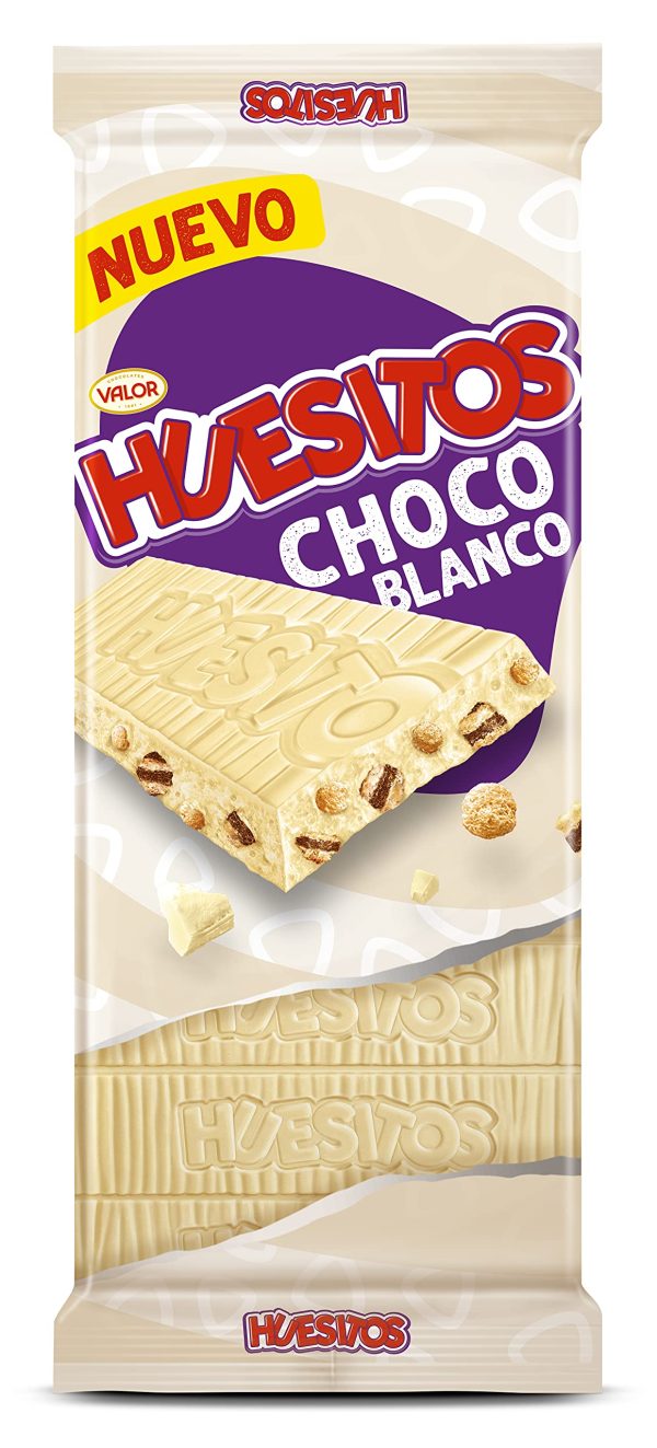 Tableta de Chocolate Blanco con Barquillo y Galleta - Huesitos (Cad: 29 02 2024) Online Hot Sale