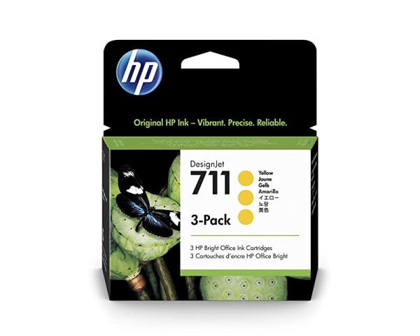 Hp Ink CZ136A - Tinta Amarilla (3 Unidades) (Cad: 30 11 2024) Cheap