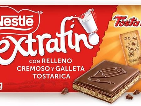 Tableta de Chocolate y galleta Tostarica Nestle Extrafino 120g (Cad: 30 11 2023) For Cheap