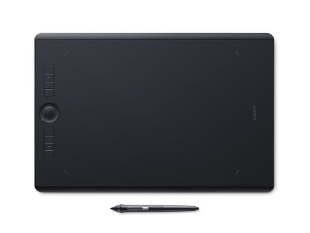 Wacom PTH-860 Intuos Pro L Tableta gráfica con lápiz digital Pro Pen 2   Tableta digitalizadora para pintura y diseño digital   Portalápices con 10 puntas   Compatible con Windows y MacOS   Negro Caja Abierta For Cheap