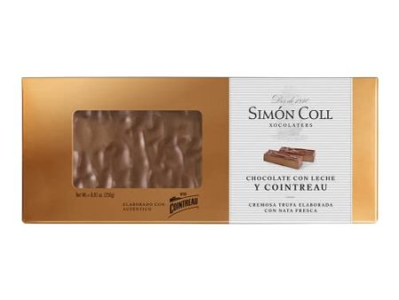 Turrón de Chocolate con Leche y Cointreau 250gr (Cad: 30 11 2023) Sale