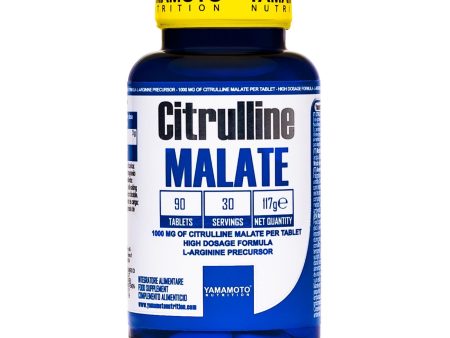 YAMAMOTO NUTRITION Citrulline MALATE 90 tabletas - Suplemento para deportistas (Cad: 31 10 2025) Fashion