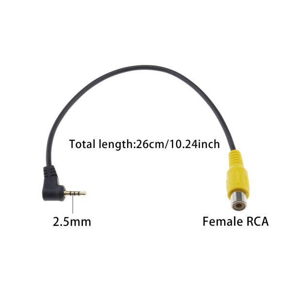 Câble adaptateur TRRS mâle vers RCA femelle pour voiture GPS navigateur vidéo AV entrée RCA Embalaje Deteriorado For Sale