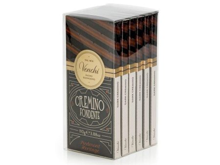 Kit de Tabletas Cremino Extra Dark 660g - 3 capas de suave chocolate negro - Set de 6 - Sin Gluten (Cad: 11 12 2023) Online Sale