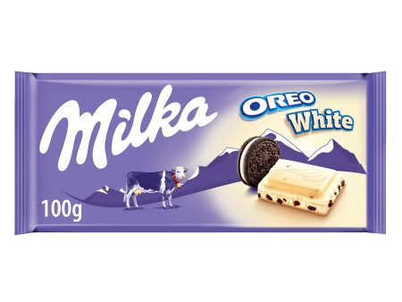 Tableta de Chocolate Blanco Milka Oreo con Relleno de Vainilla 100g (Cad: 11 11 2023) Online now