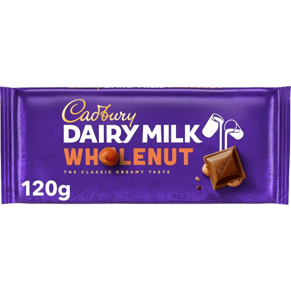 Tableta de chocolate con leche Cadbury y avellanas Online now