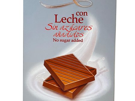 Tableta de Chocolate con Leche Premium Antiu Xixona Sin Azúcares Añadidos, 125 Gramos (Cad: 31 05 2024) on Sale