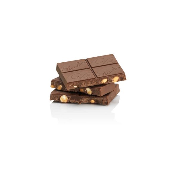 Venchi - Tableta de Chocolate con Avellanas y Gianduja de Chocolate Negro - Sin Gluten (Cad: 05 03 2024) For Sale