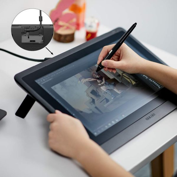 Wacom Cintiq 16 - Monitor Interactivo y bolígrafo Wacom Pen Pro 2, Pantalla LCD de 16  para diseño digital, Resolución Full HD, Compatible con Windows y OS, Negro Caja Abierta For Cheap