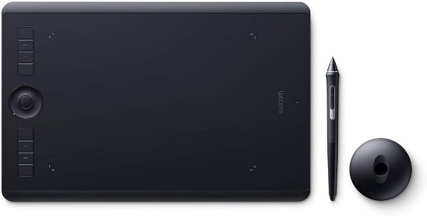 Wacom Intuos Pro M Tableta gráfica con lápiz digital Pro Pen 2   digitalizadora para pintura y diseño digital   Portalápices con 10 puntas   Compatible con Windows y MacOS   Negro Caja Abierta Online Sale