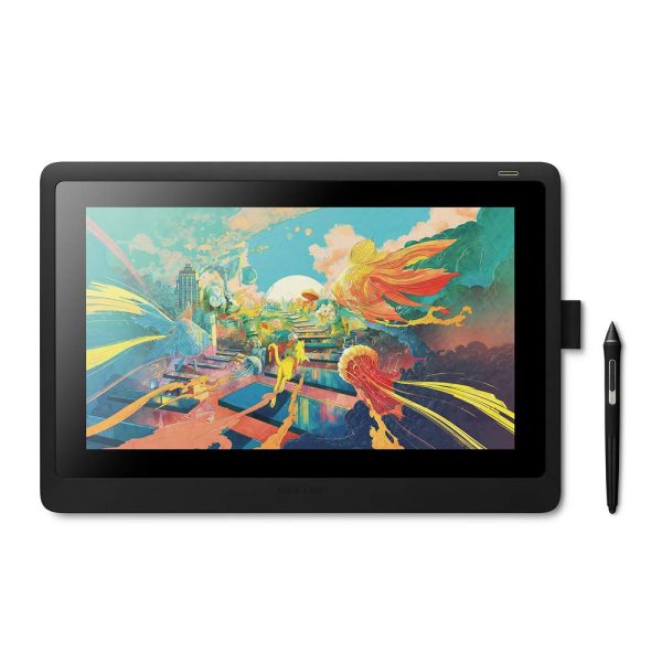 Wacom Cintiq 16 - Monitor Interactivo y bolígrafo Wacom Pen Pro 2, Pantalla LCD de 16  para diseño digital, Resolución Full HD, Compatible con Windows y OS, Negro Caja Abierta For Cheap