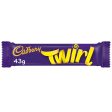 Cadbury Twirl, Barritas Rellenas De Chocolate Con Leche Cadbury En Espirales, 1 x 43 g (Cad: 06 02 2024) Supply