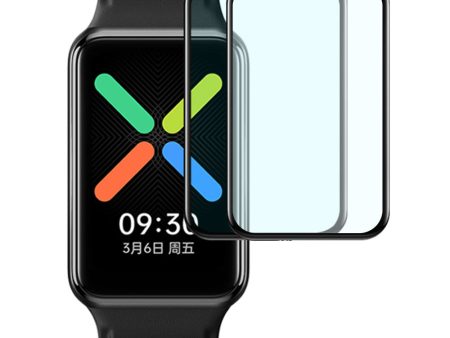 2Pcs Watch Screen Protector for Oppo Watch Free , Anti-scratch Black Edge 3D Curved PET Screen Film For Cheap