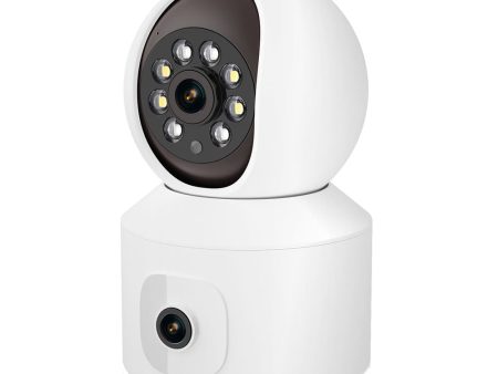 ESCAM QF010 2x2MP Dual Lens Motion Detection WiFi Camera Two-Way Voice Camera Support Cloud Storage For Sale