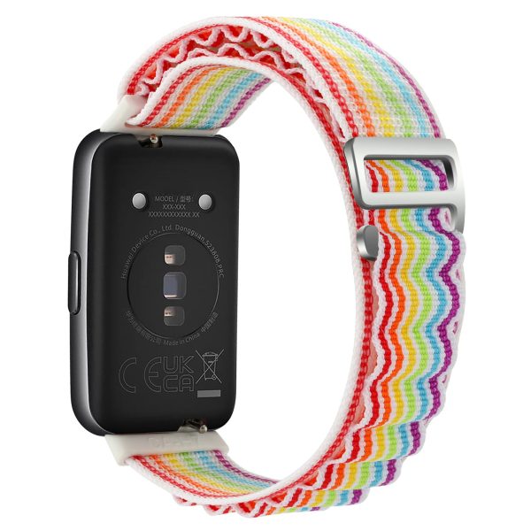 For Huawei Band 7 Replacement Watch Band Nylon Adjustable Wrist Strap Hot on Sale