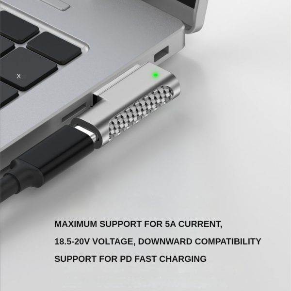 Type-C To Magnetic 2 Charging Adapter Charging Magnet Plug Converter 18.5V-20V for MacBook Air   Pro Online Hot Sale