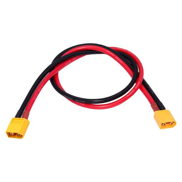 PW-052-MM XT60 0.5m Extension Cable 12AWG Male to Male Connector for RC Battery Power Station Online Hot Sale