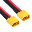 PW-052-MM XT60 0.5m Extension Cable 12AWG Male to Male Connector for RC Battery Power Station Online Hot Sale