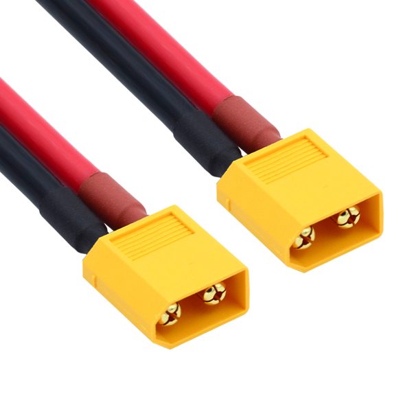 PW-052-MM XT60 0.5m Extension Cable 12AWG Male to Male Connector for RC Battery Power Station Online Hot Sale