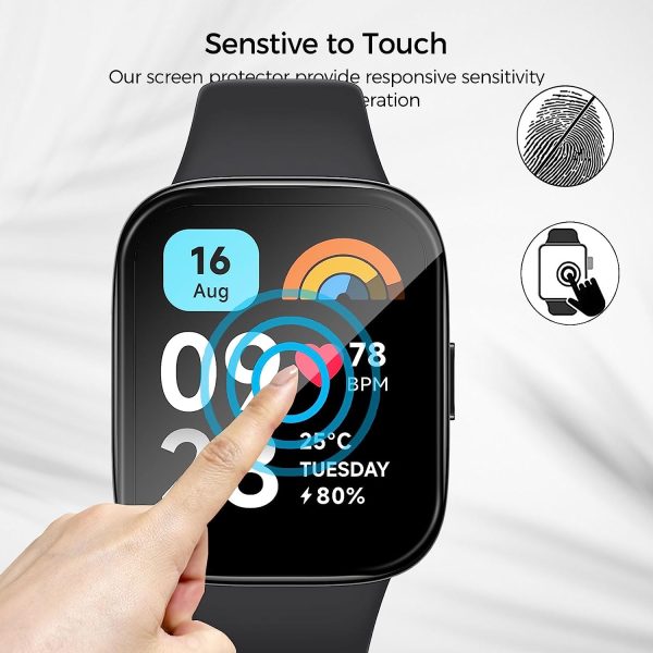 1Pc For Xiaomi Redmi Watch 3 Active   Watch 3 Lite 3D Curved Screen Protector PET+PPT Anti-scratch Watch Screen Film Cheap