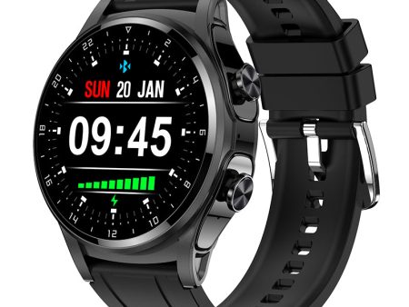 GT66 2-in-1 Silicone Strap Smart Watch with Earbuds, TWS Headset Combo 1.39 Bluetooth Phone Call Fitness Tracker Online now