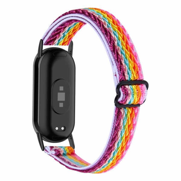 For Xiaomi Smart Band 8 Nylon Braided Watch Strap Quick Release Elastic Watch Band For Discount