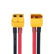 PW-052-MF XT60 0.5m 12AWG Male to Female Extension Cable Connector for RC Battery Portable Power Station Hot on Sale