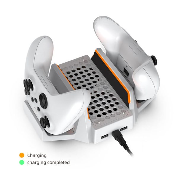 DOBE TYX-0663 For Xbox Series S   X Vertical Cooling Charging Stand Dual Controller Holder Base Hot on Sale