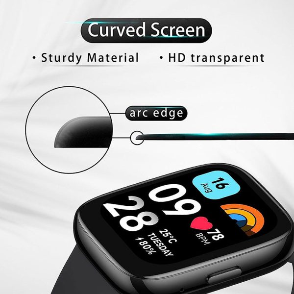 1Pc For Xiaomi Redmi Watch 3 Active   Watch 3 Lite 3D Curved Screen Protector PET+PPT Anti-scratch Watch Screen Film Cheap