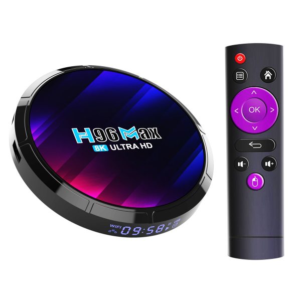 H96max Network Set-top Box 2GB+16GB Android 13.0 TV Box RK3528 WiFi 6 Ultra HD TV Set-top Box Online Hot Sale