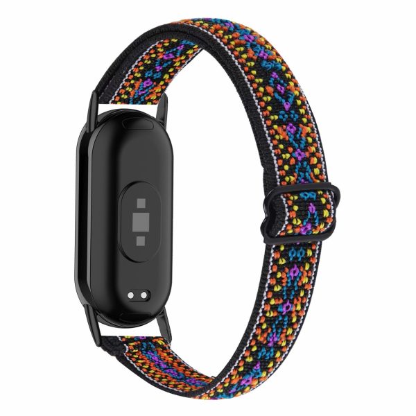 For Xiaomi Smart Band 8 Nylon Braided Watch Strap Quick Release Elastic Watch Band For Discount