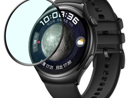 1Pc 3D PET Screen Protector for Huawei Watch 4 , Black Edge HD Clarity Watch Screen Film Online Sale