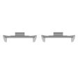 1 Pair 20mm Silver Metal Connector for Xiaomi Smart Band 8 Pro Watch Band Strap Adapter Online Hot Sale