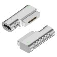 Type-C To Magnetic 2 Charging Adapter Charging Magnet Plug Converter 18.5V-20V for MacBook Air   Pro Online Hot Sale