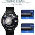 1Pc 3D PET Screen Protector for Huawei Watch 4 , Black Edge HD Clarity Watch Screen Film Online Sale